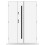 Porte d'entrée double BELIAR 80x40 cm anthracite