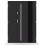 Porte d'entrée double BELIAR 80x40 cm anthracite