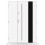 Porte d'entrée double BELIAR 80x40 cm anthracite