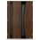 Porte d'entrée double BELIAR 80x40 cm anthracite