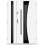 Porte d'entrée double BELIAR 80x40 cm anthracite