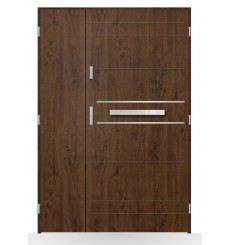Porte d'entrée double BELIAR 80x40 cm anthracite