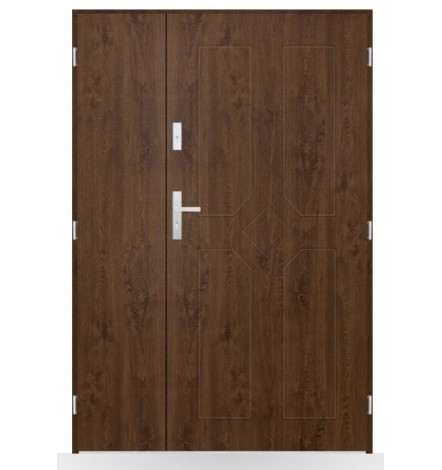 Porte d'entrée double BELIAR 80x40 cm anthracite