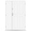 Porte d'entrée double BELIAR 80x40 cm anthracite