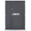 Porte d'entrée double BELIAR 80x40 cm anthracite