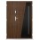 Porte d'entrée double Apolline - 130/140/150x208cm