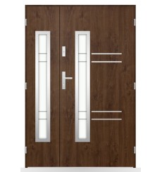 Puerta de entrada doble BELIAR 80 x 40 cm antracita