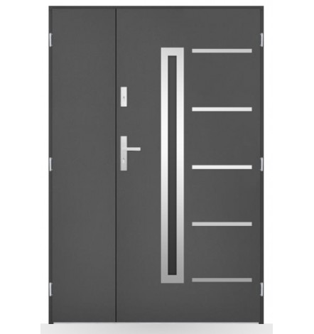 Puerta de entrada doble BELIAR 80 x 40 cm antracita