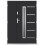 Porte d'entrée double BELIAR 80x40 cm anthracite