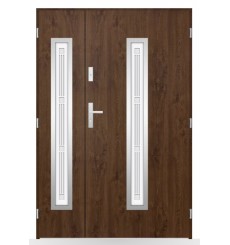 Puerta de entrada doble BELIAR 80 x 40 cm antracita