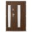 Puerta de entrada doble BELIAR 80 x 40 cm antracita
