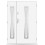 Porte d'entrée double BELIAR 80x40 cm anthracite