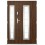 Porte d'entrée double BELIAR 80x40 cm anthracite