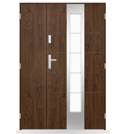 Puerta de entrada doble BELIAR 80 x 40 cm antracita