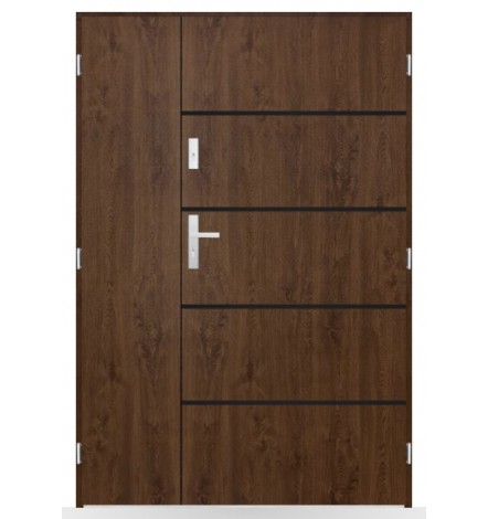 Puerta de entrada doble BELIAR 80 x 40 cm antracita