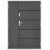 Porte d'entrée double BELIAR 80x40 cm anthracite