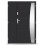 Porte d'entrée double BELIAR 80x40 cm anthracite