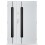 Porte d'entrée double BELIAR 80x40 cm anthracite