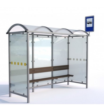 Abri d’arrêt de bus Krokus II – 315 cm