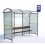 Set da cucina ADRIEL Bianco grigio 240 cm
