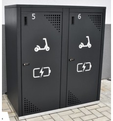 Coffre pour trottinettes électriques à deux places Krosbox II