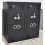 CONJUNTO de cocina blanco gris ADRIEL 240 cm