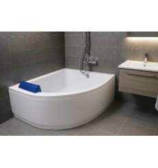 Baignoire d'angle droit Carla avec tablier - 170x100cm