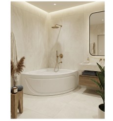 Banheira de hidromassagem de 2 lugares RAMONA 180x90x76 cm 24 jactos