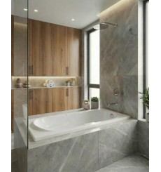 RAMONA Vasca idromassaggio a 2 posti 180x90x76 cm 24 getti