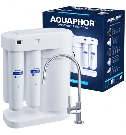 Osmoseur domestique 4 étapes de filtration AQUAPHOR RO-101S Morion/robinet noir