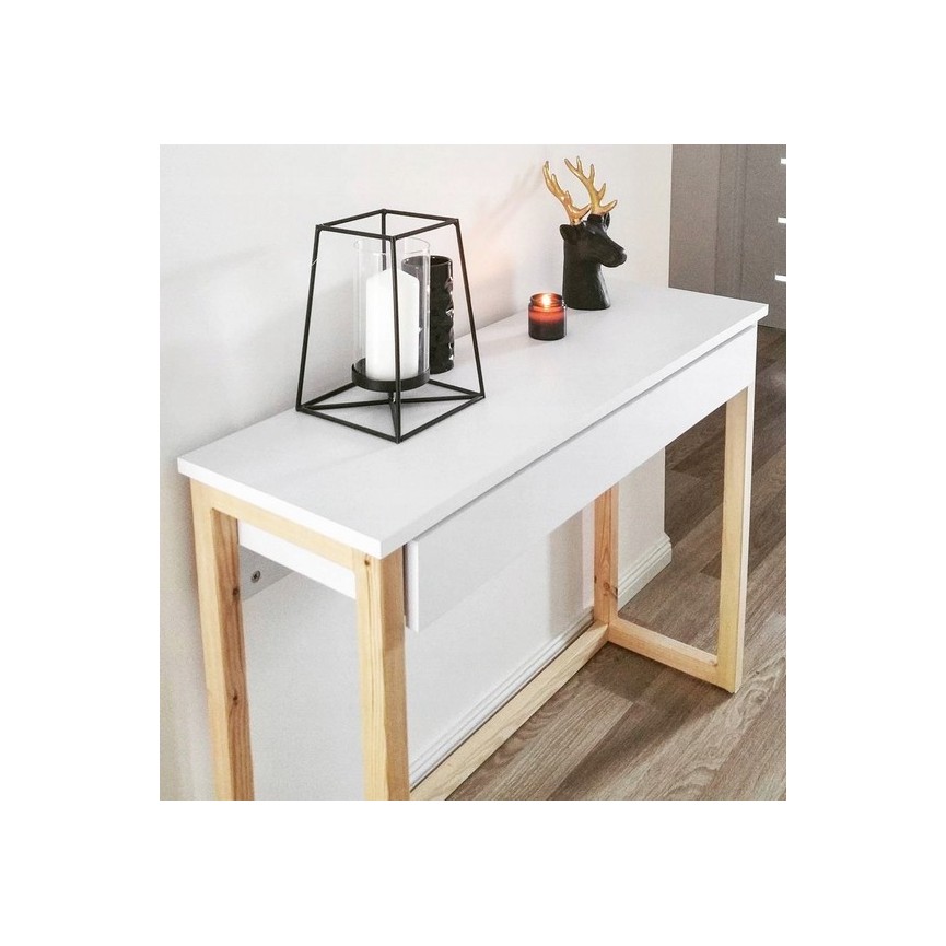 Console Avec Un Tiroir 100 Cm Casimir Sur Notre Boutique En Ligne Vivadiscount Fr