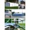 4x6 24m² tente/hangar de stockage, H. 3,65 m, porte 1,95x 2,97m toile PVC 530 g/m²