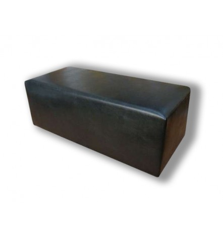 Banc, bout de lit en similicuir 80x40x43 cm