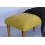 Banc, bout de lit jaune 80x42x30 cm