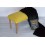 Banc, bout de lit jaune 80x42x30 cm