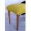 Banc, bout de lit jaune 80x42x30 cm