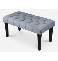 Panca, fine letto grigio 80x40x40 cm