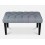 Banquette, bout de lit gris 80x40x40 cm