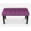 Banquette, bout de lit violet 80x40x40 cm