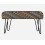 Banc, bout de lit HAIR pin 80x40x40 cm