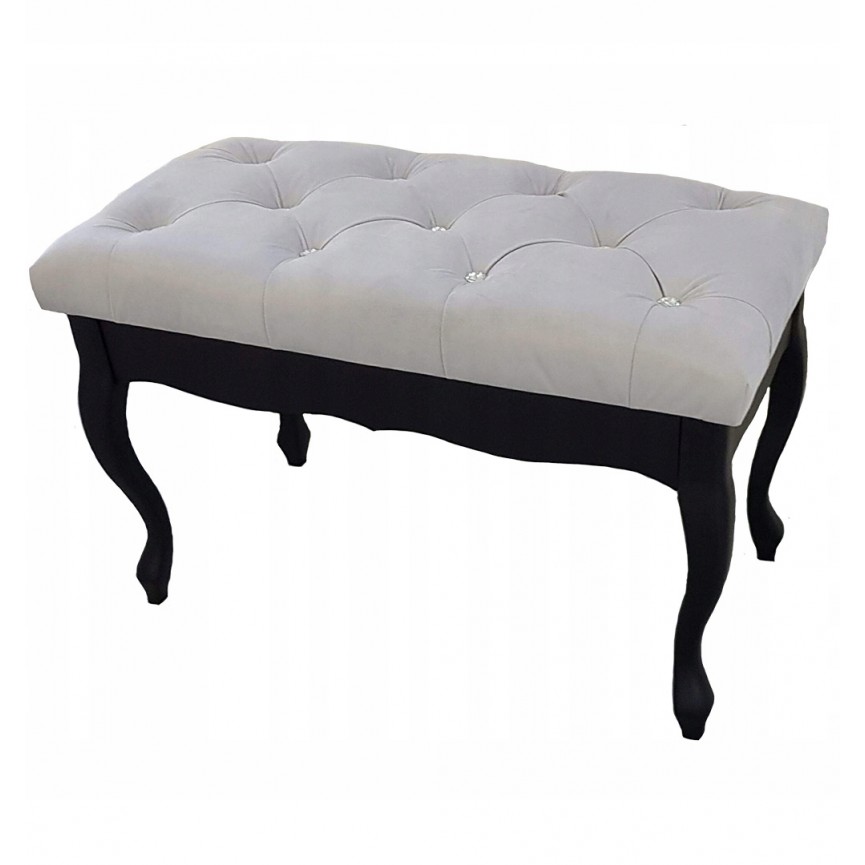 Banc bout de lit en panneaux de particules et polyuréthane, chêne-blanc -  Dim : 185 x 48 x 33cm - Cdiscount Maison