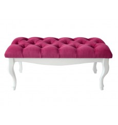 Panca, fine letto rosa 90x43x40 cm