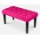 Banquette, bout de lit rose fuchsia 80x40x40 cm