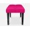 Banquette, bout de lit rose fuchsia 80x40x40 cm