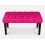 Banquette, bout de lit rose fuchsia 80x40x40 cm