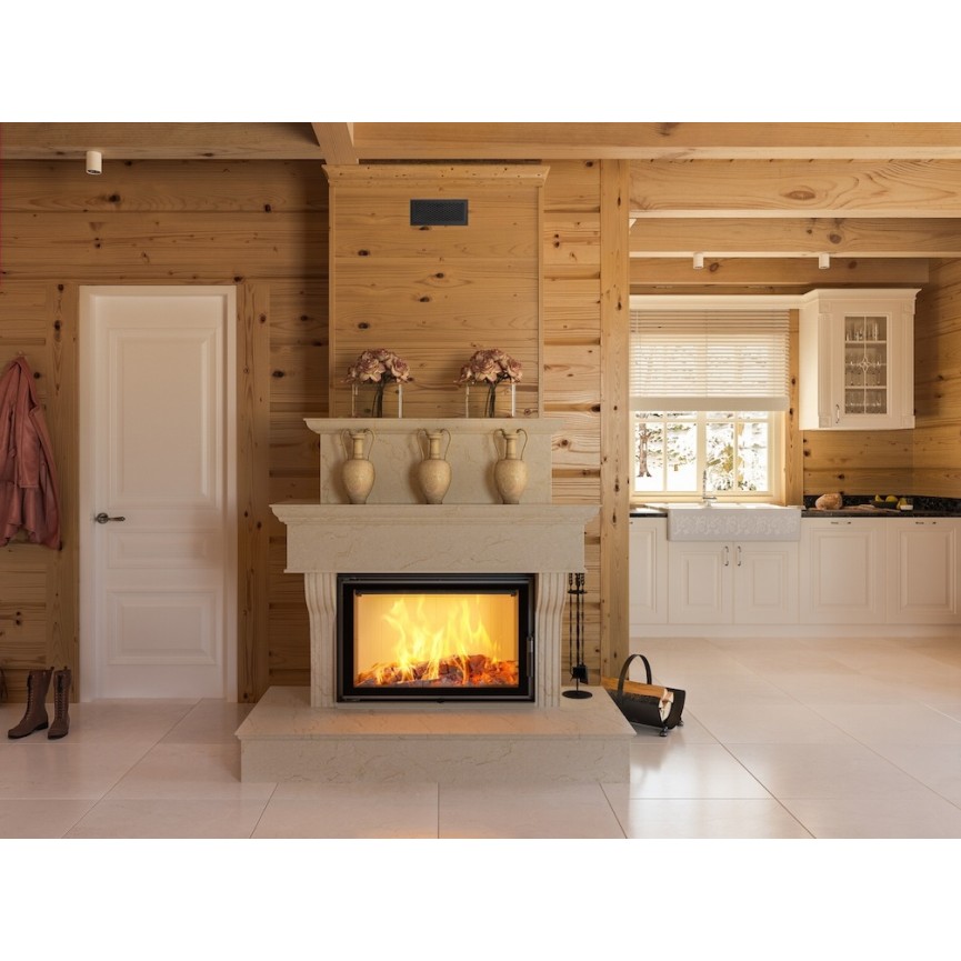 Insert cheminée à bois SAYSS 8 kW fabrication européenne sur notre  boutique en ligne