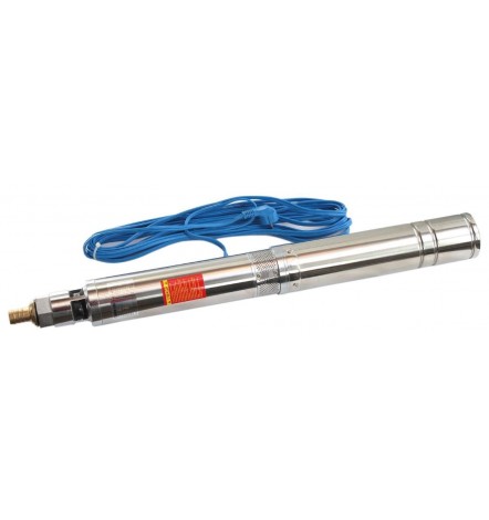 Pompe immergée pour forage - 1100W - 62 m - Inox - 5400 l/h