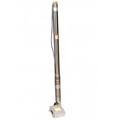 Pompa sommergibile per perforazione con cassa - 1100W - 100 m - Acciaio inox - 5,4m3/h - 15 m di cavo