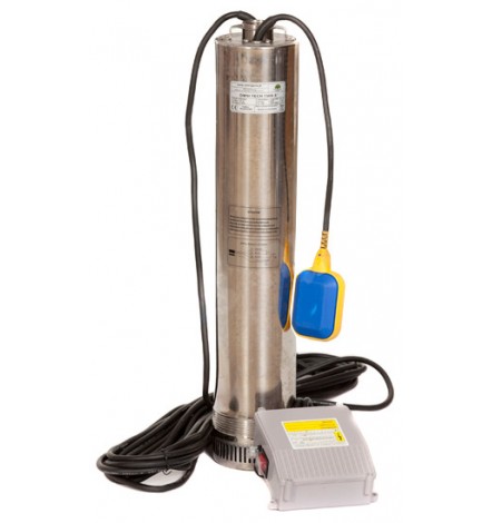 Pompe immergée pour forage - 1100W - 65 m - Inox - 6000 l/h