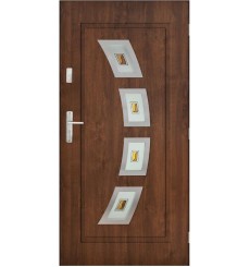 Porte d'entrée DAVE 90 cm en acier inoxydable en plusieurs couleurs